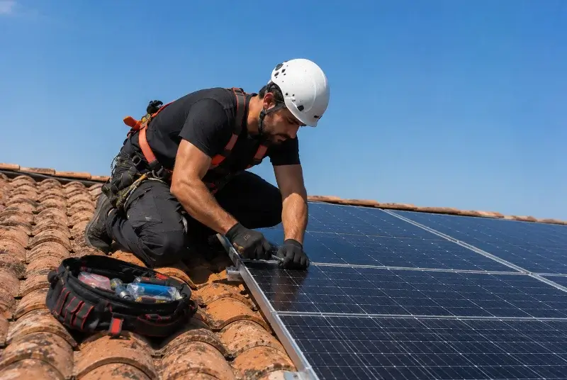 Maintenance et monitoring de panneaux solaires à Trith-Saint-Léger